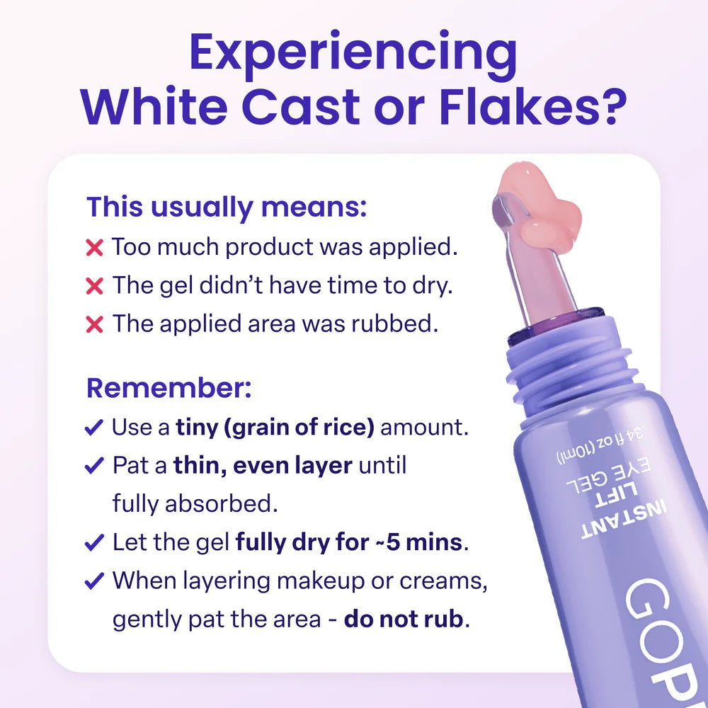 GOPURE Korean Instant Lifting Eye Gel | Brightening & Anti-Aging Care